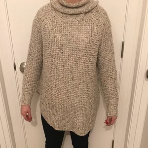 Free People turtle neck wool sweater
